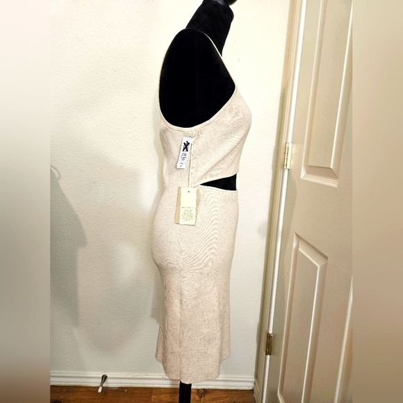 NWT Aritzia Wilfred Free Cut Out Knit Tank Dress - Picture 2 of 11